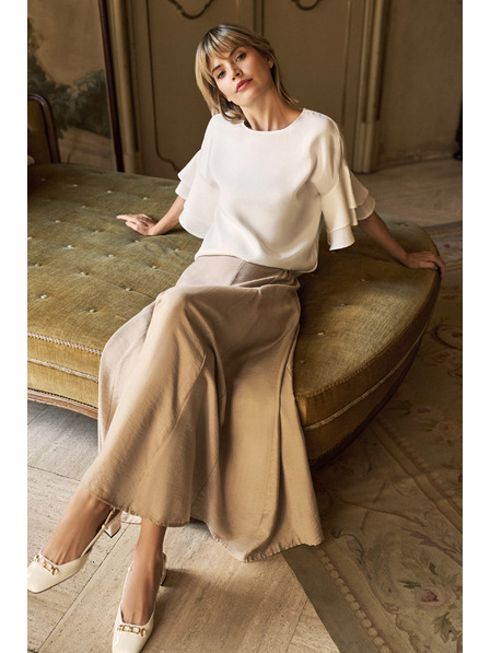 Moodo Dámske tričko biele Moodo