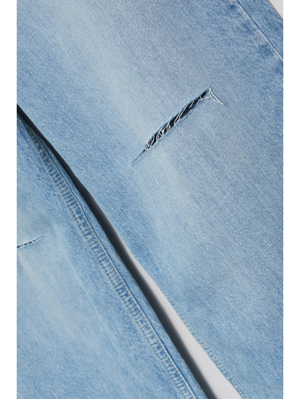 Moodo Modre ženske raztrgane kavbojke Moodo