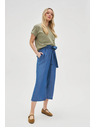 Moodo Modre ženske ohlapne hlače Moodo