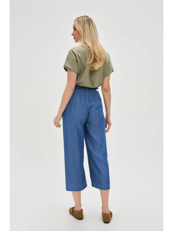 Moodo Modre ženske ohlapne hlače Moodo