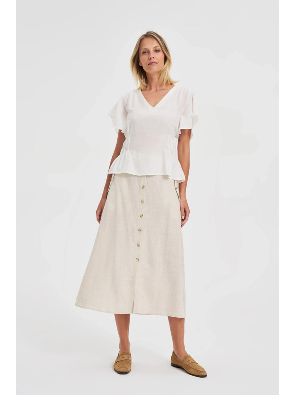 Moodo Bela ženska srajca Moodo