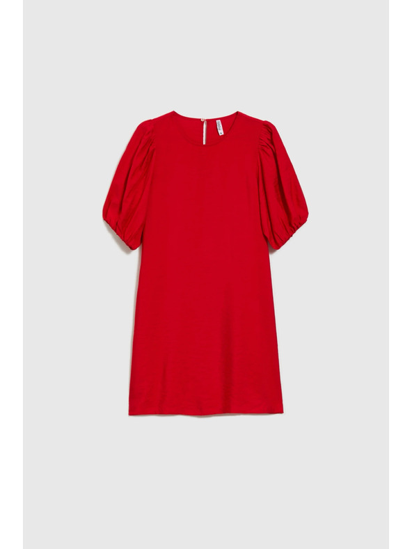 Moodo Rdeče ženske obleke Moodo