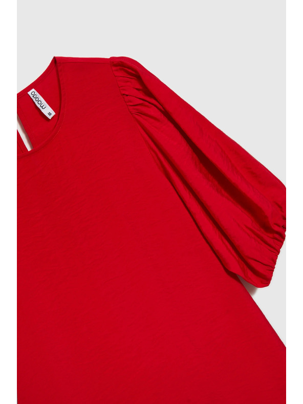 Moodo Rdeče ženske obleke Moodo