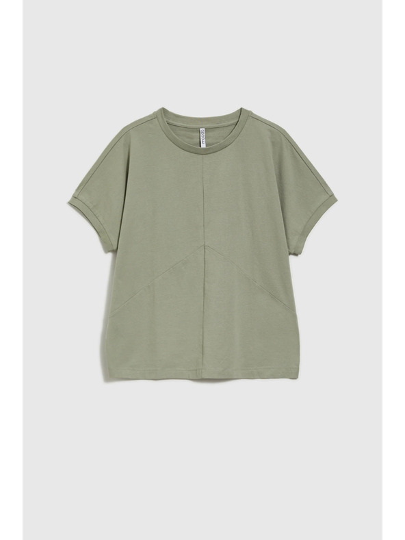 Moodo Kaki ženska ohlapna majica Moodo