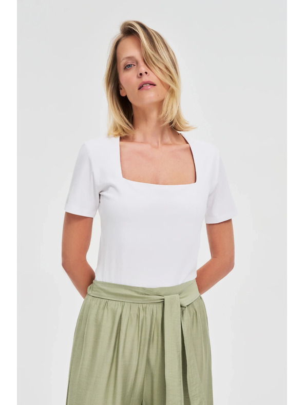 Moodo Bela ženska majica Moodo