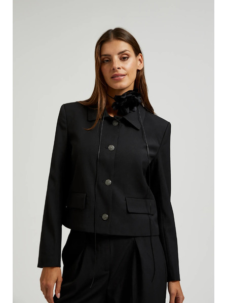 Moodo Črna ženska jakna