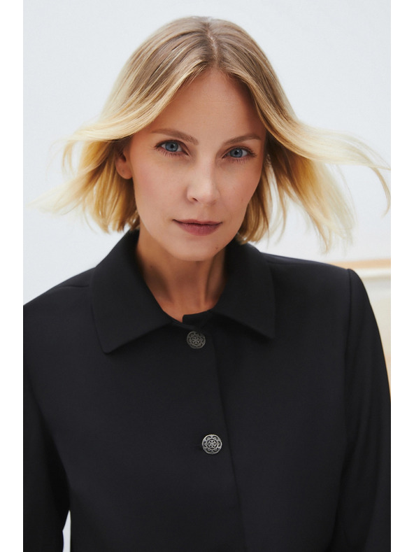 Moodo Črna ženska jakna