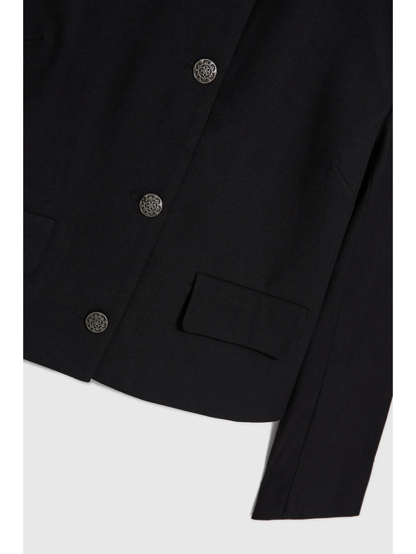 Moodo Črna ženska jakna