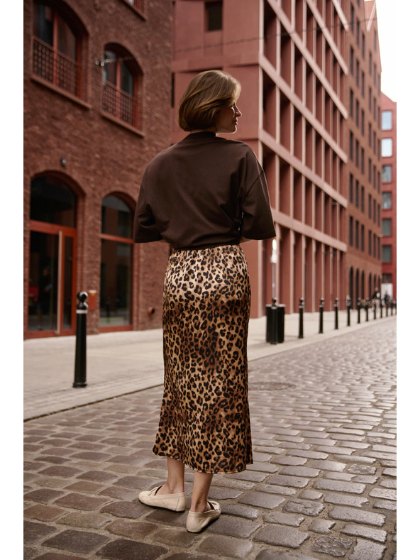 Moodo Ženska leopardjasta krila Moodo – rjava