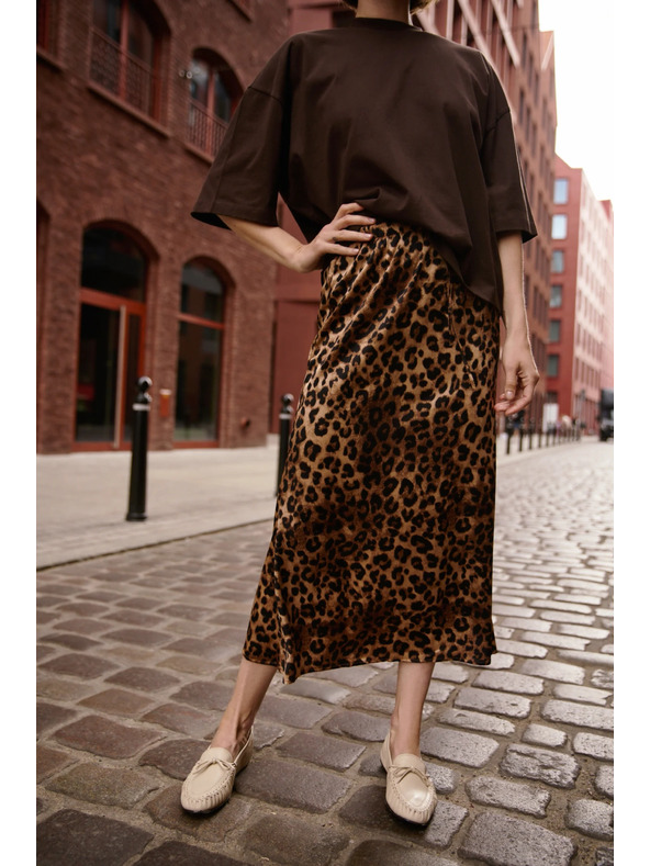 Moodo Ženska leopardjasta krila Moodo – rjava