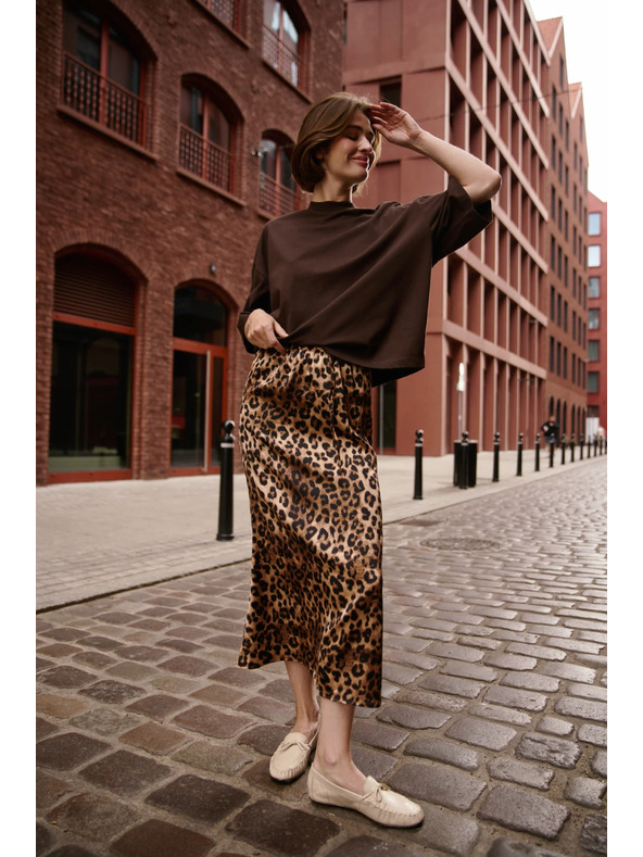 Moodo Ženska leopardjasta krila Moodo – rjava