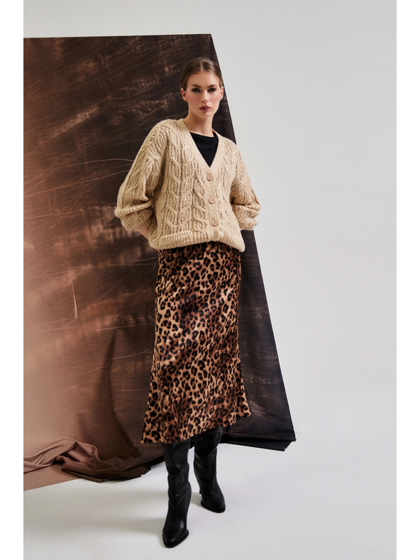 Moodo Ženska leopardjasta krila Moodo – rjava