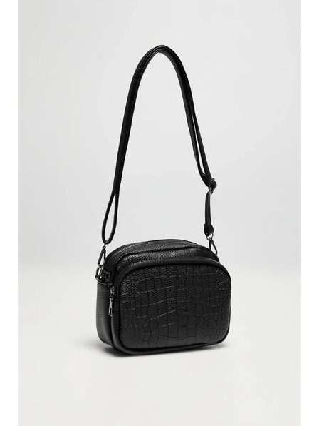 Moodo Majhna črna torbica iz ekološkega usnja Moodo