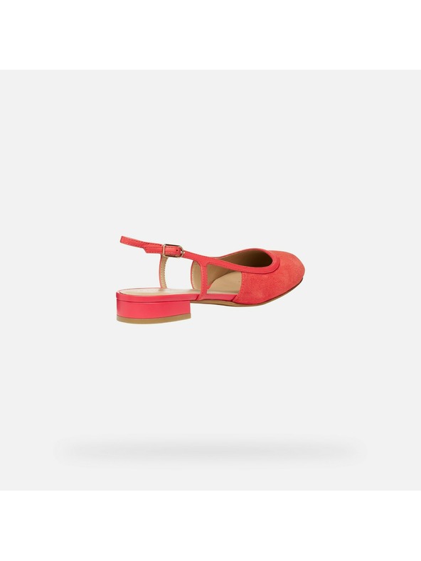 Geox Rdeče ženske baletke Geox Virnilisa B