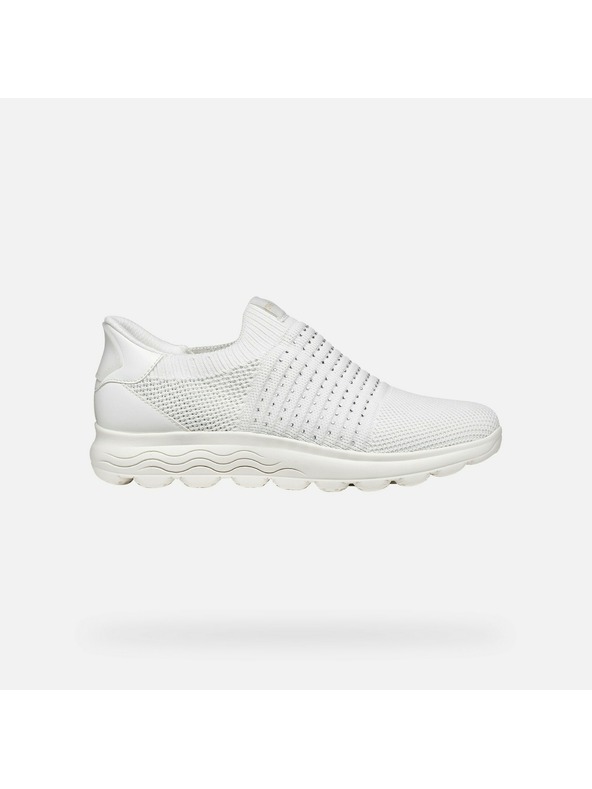 Geox Bele ženske superge Geox Spherica Plus