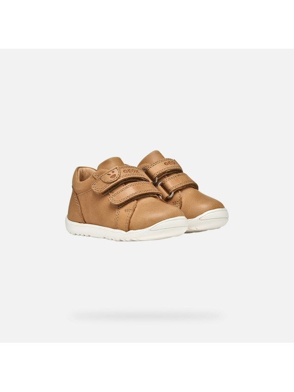 Geox Svetlo rjave dečje superge Geox Macchia