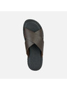 Geox Čierne pánske papuče Geox Erice