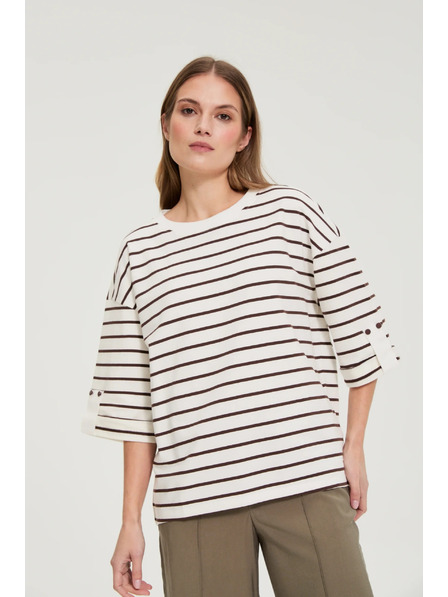 Moodo Prugasta jopica bela Moodo