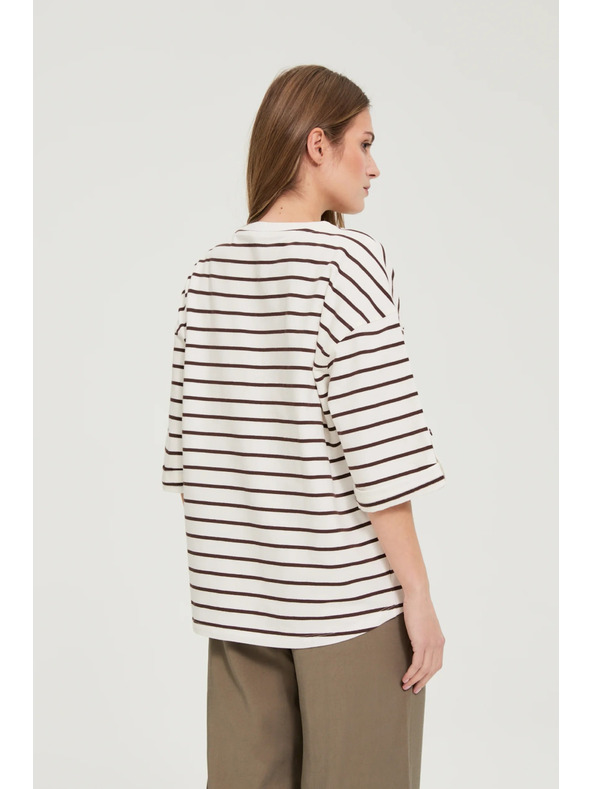 Moodo Prugasta jopica bela Moodo