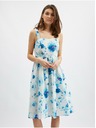 Orsay Modro-bele ženske cvetlične obleke ORSAY