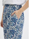 Orsay Modro žensko vzorčasto hlačno krilo ORSAY
