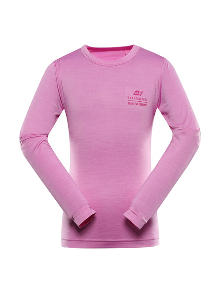 ALPINE PRO Otroška hitro sušeča majica ALPINE PRO MILDO 2 cyclamen