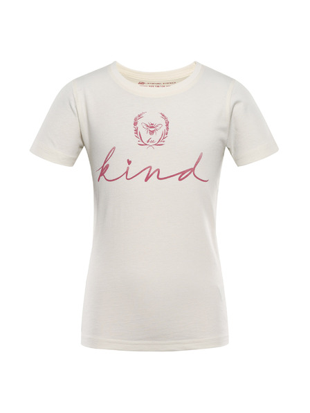 ALPINE PRO Otroška majica iz organskega bombaža ALPINE PRO ECOMO 2 creme varianta pa