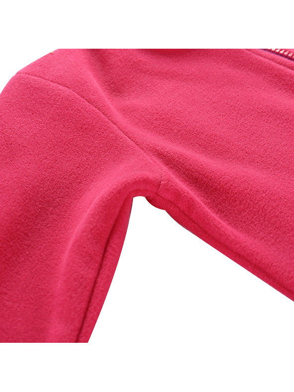 ALPINE PRO Vijolična in roza otroška jopa iz flisa ALPINE PRO SIUSO
