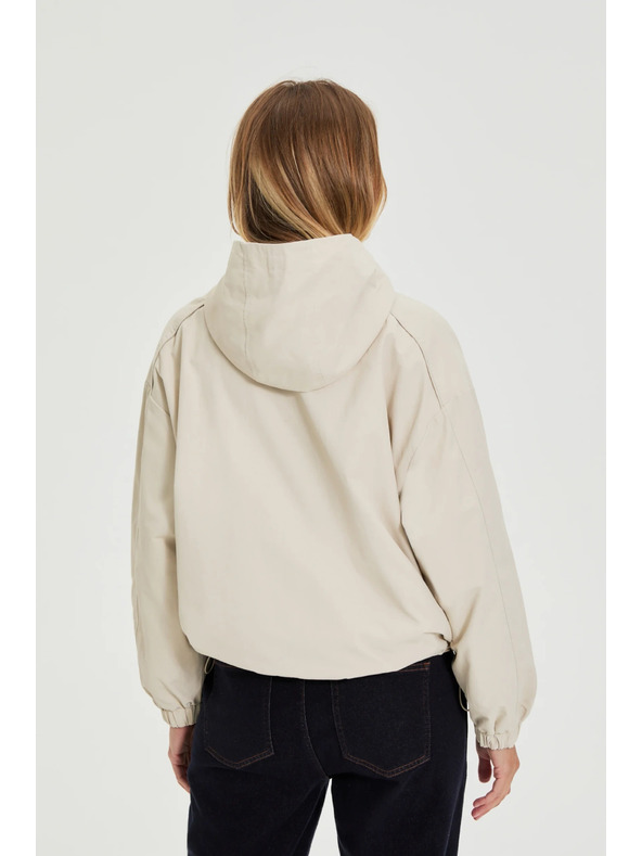 Moodo Jakna s kapuco bež Moodo
