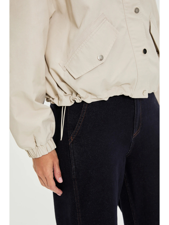 Moodo Jakna s kapuco bež Moodo