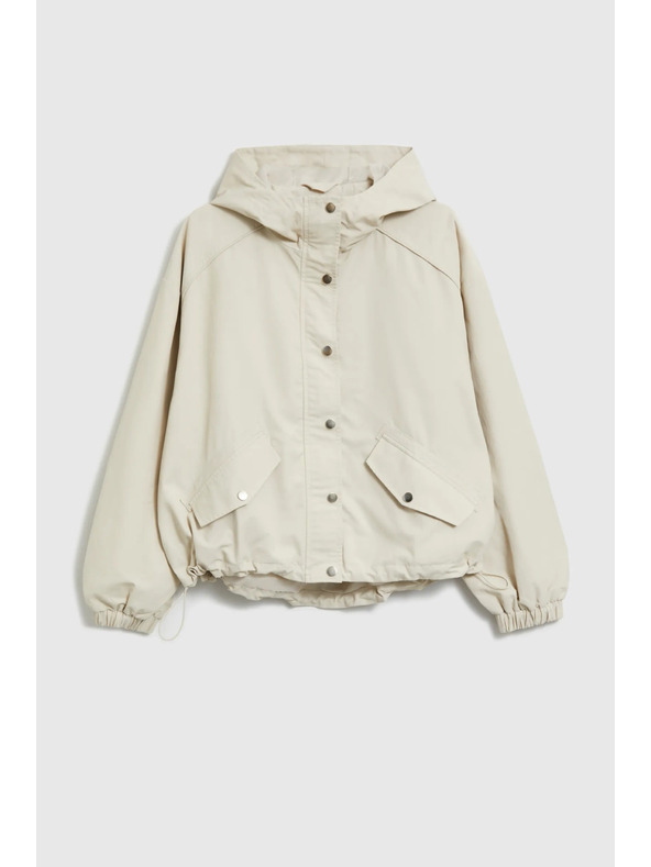 Moodo Jakna s kapuco bež Moodo