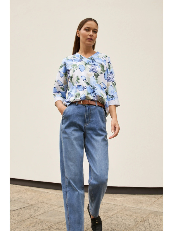 Moodo Pulover s цветovi modra Moodo