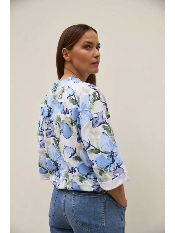 Moodo Pulover s цветovi modra Moodo