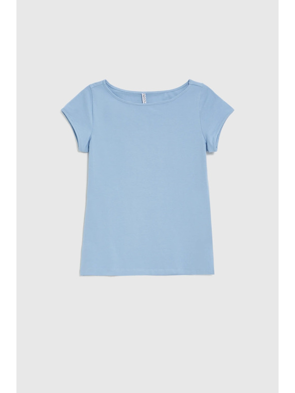 Moodo Bombažna majica modra Moodo