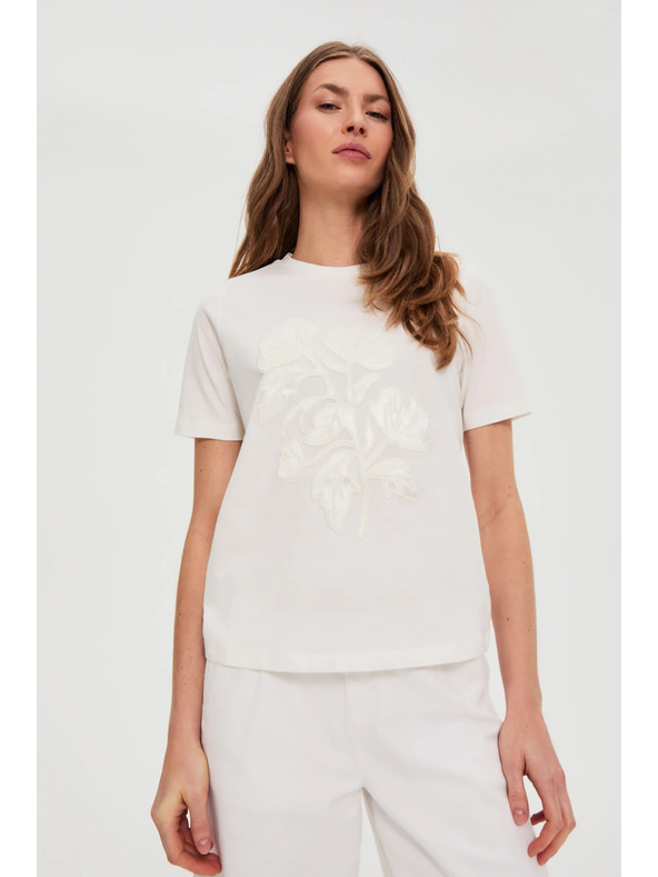 Moodo Bluza z aplikacijo bela Moodo