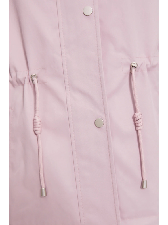 Moodo Jakna s kapuco rožnate barve Moodo
