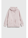 Moodo Jakna s kapuco rožnate barve Moodo