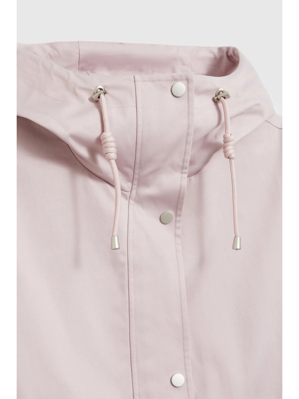 Moodo Jakna s kapuco rožnate barve Moodo