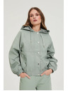 Moodo Kratka jakna olivne barve Moodo