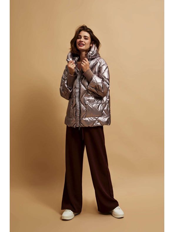 Moodo Kovinska prešita jakna Moodo