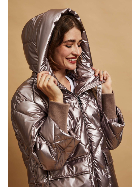 Moodo Kovinska prešita jakna Moodo