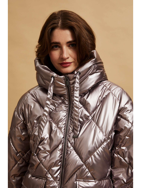 Moodo Kovinska prešita jakna Moodo