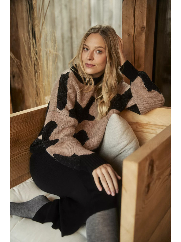 Moodo Vzorčast pulover Moodo