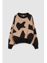 Moodo Vzorčast pulover Moodo
