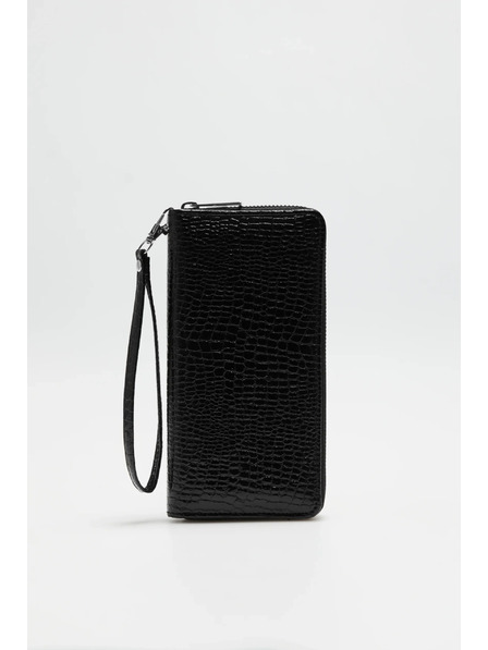 Moodo Denarnica z obeskom črne barve Moodo