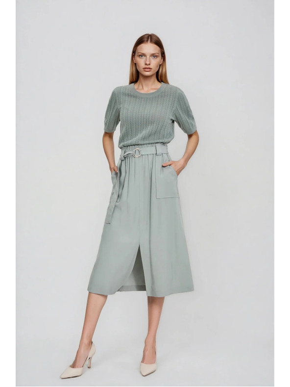 Moodo Krilo iz viskoza olivne barve Moodo