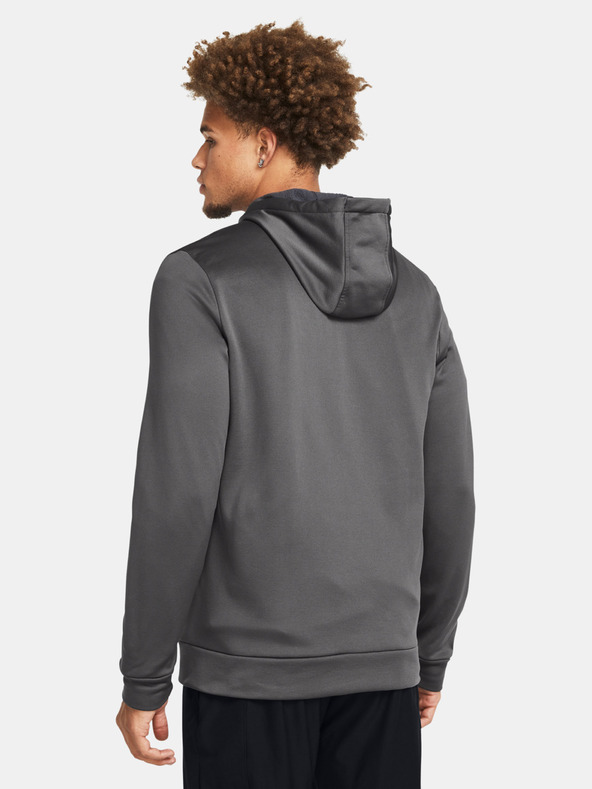 Under Armour Moški pulover  Under Armour UA Armour Fleece FZ Hoodie-GRY