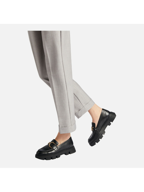 Geox Črni ženske mokasini Geox Vilde