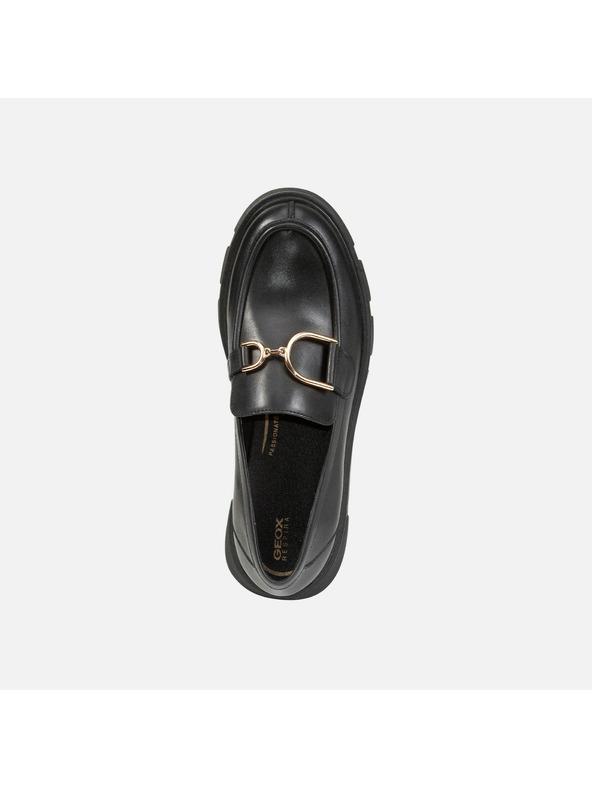 Geox Črni ženske mokasini Geox Vilde