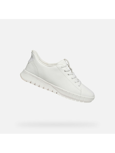 Geox Beli ženski čevlji Geox Flextride Plus